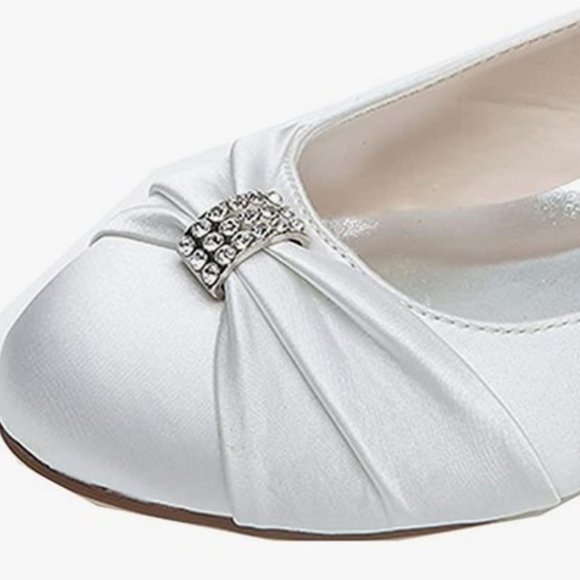 Champagne Wedding flats - Picture 2 of 4